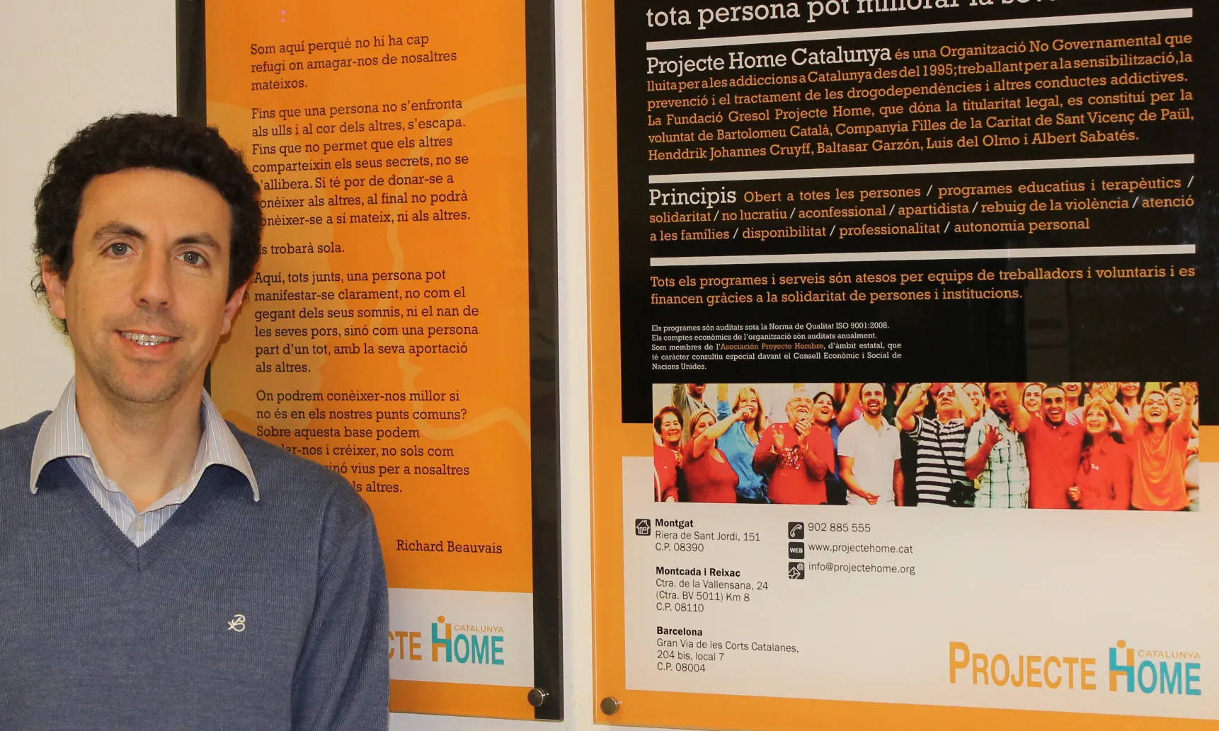 Oriol Esculies és psicòleg i director de Projecte Home Catalunya