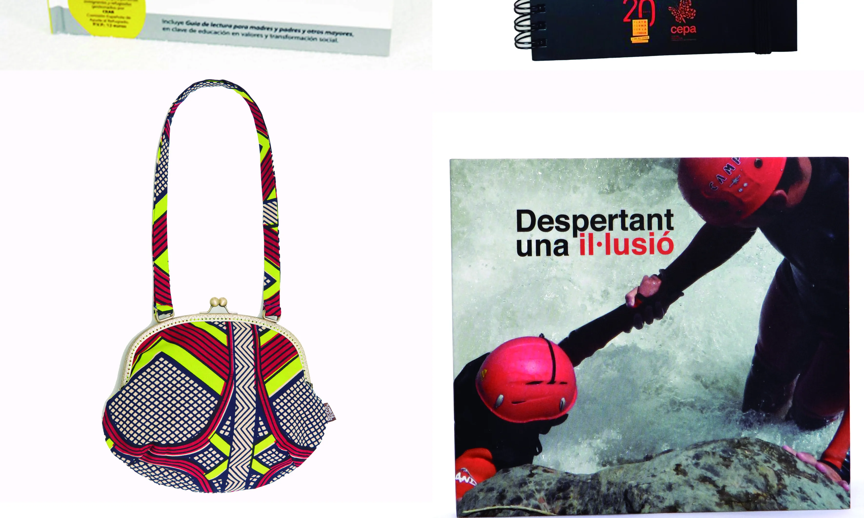 Hi trobaràs productes artesanals elaborats per usuaris d’ entitats i peces amb un disseny únic