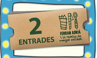 Imatge 2 entrades. Font: web La Fabrica de menjar solidari 