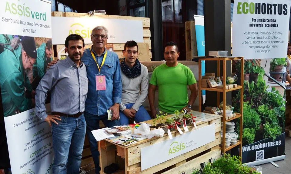 Jesús Ruíz, a l'esuqerra de la fotografia, al MarketPlace 2014. 