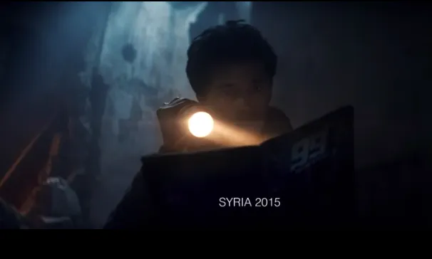 Fotograma del vídeo de #withSyria