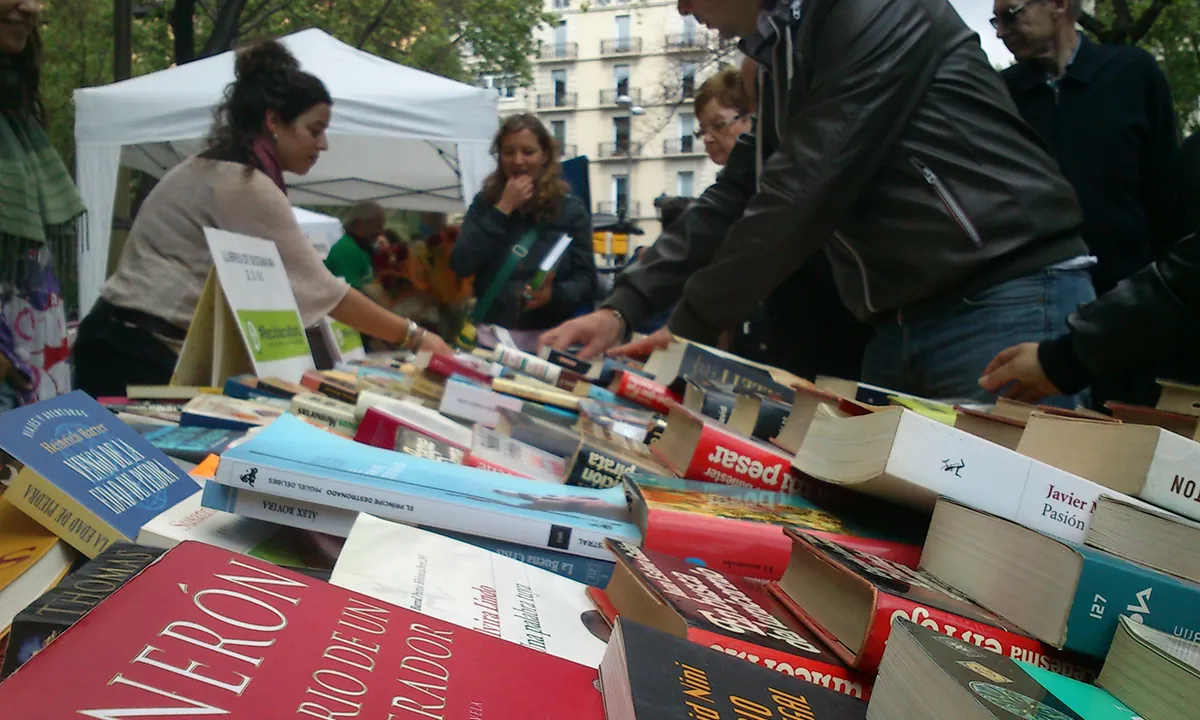 Parada de la campanya Recicla Cultura