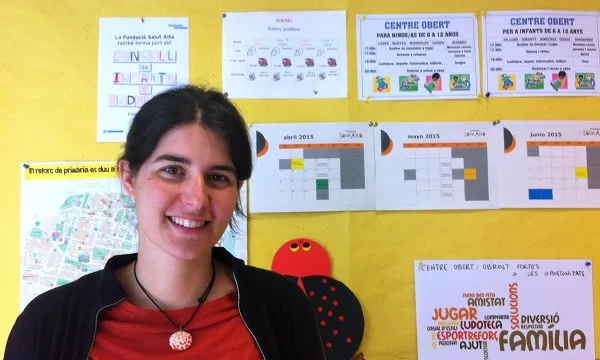 La Maria Nadeu és la directora de la Fundació Salut Alta de Badalona. Foto: Elisenda Rovira.