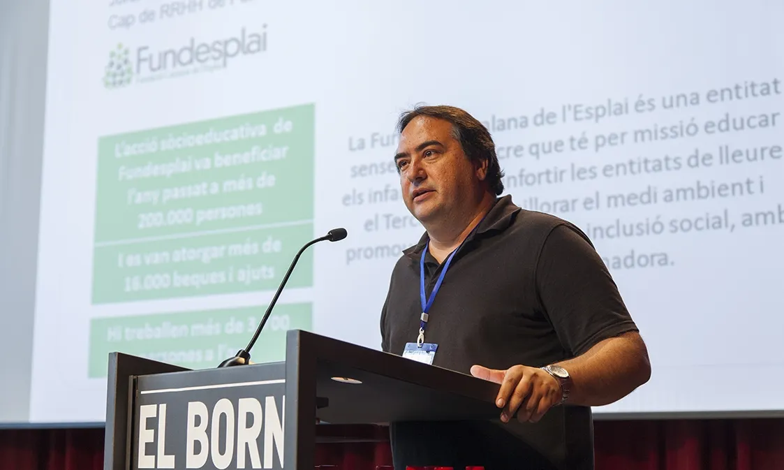 Jordi Roman. Responsable de RRHH de Fundesplai