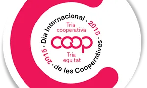 Logotip del 21è Dia Internacional del Cooperativisme