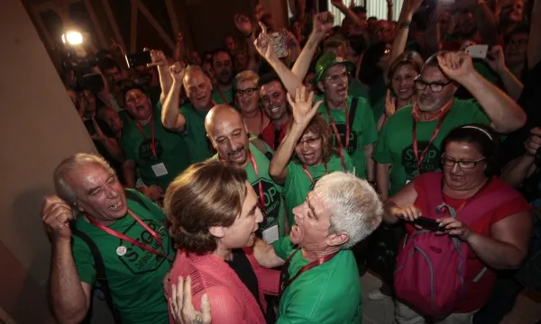 Ada Colau, després de l'aprovació de la Llei. Font: Parlament