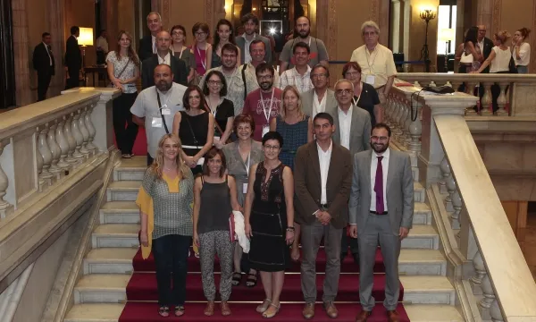 Foto després de l'aprovació de la Llei. Font: Parlament de Catalunya