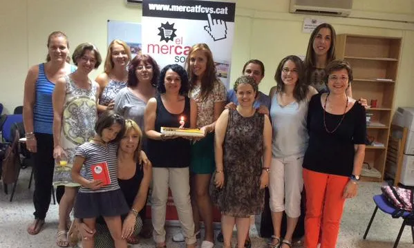 Celebració del 2n aniversari d'El Mercat Social a la 1a Trobada d'Entitats