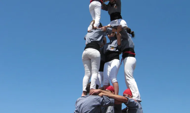 Colla de castellers Tirallongues de Manresa (Font: flickr.com)