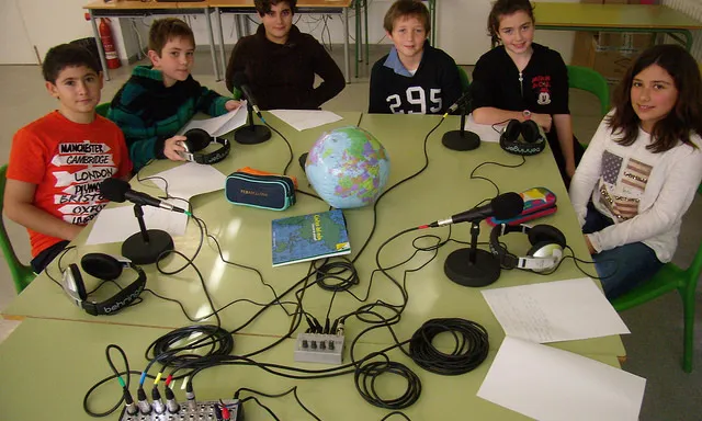 Taller radiofònic de COMSOC, Font: Damià Caro, Flickr