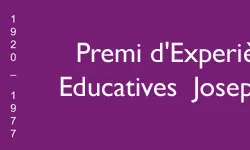 12a edició del Premi d’Experiències Educatives Josep Pallach