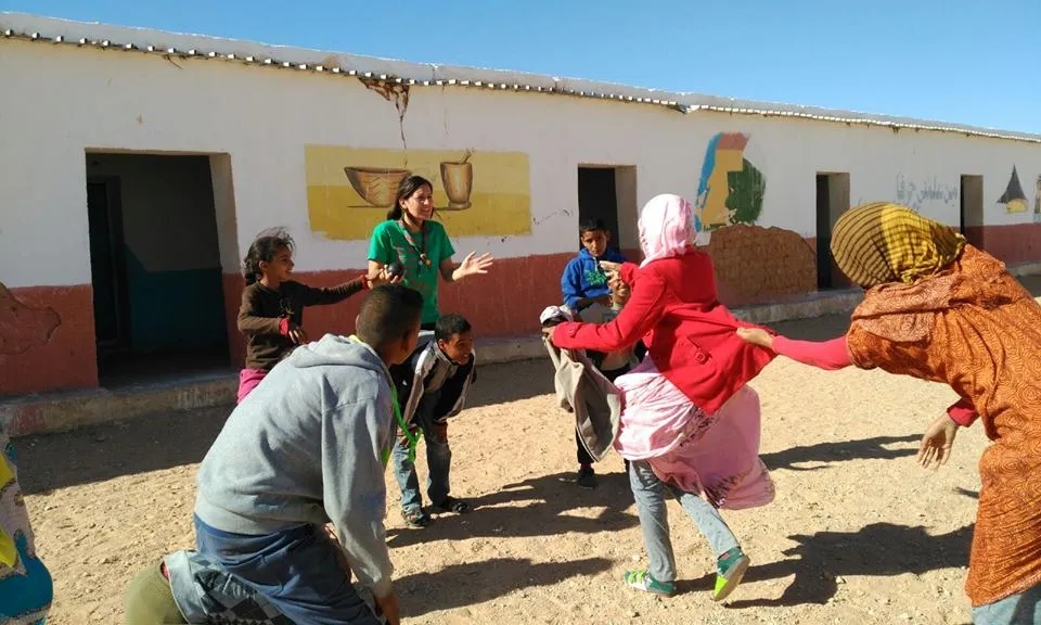 Foto: activitats al campaments de refugiats sahrauís d’Smara.