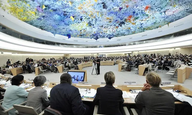 Consell dels Drets Humans. Font: UN Geneva, Flickr