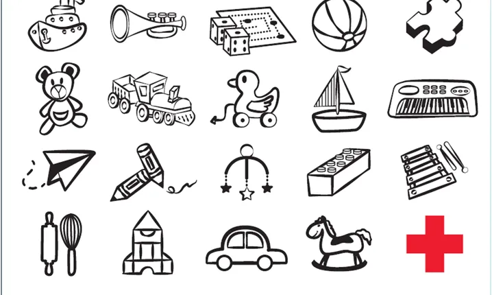 Cartell de la campanya "Hi ha moltes joguines, una manera d'ajudar"