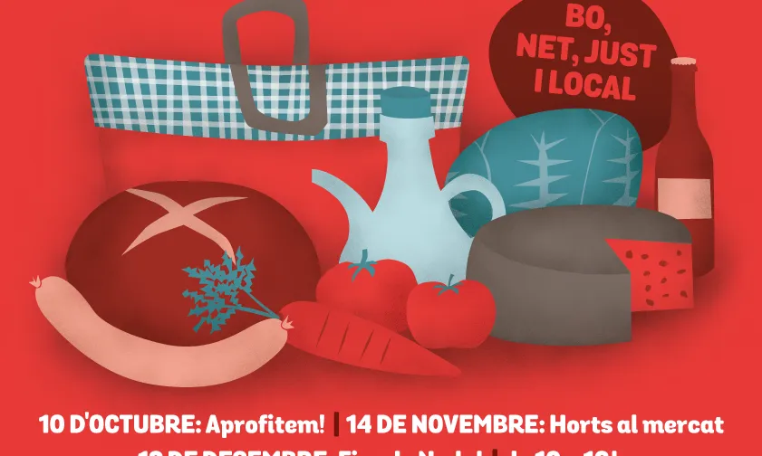 Mercat de la Terra de Slow Food, on trobar productes bons, nets, justos i locals (imatge:slowfoodbcn.cat)
