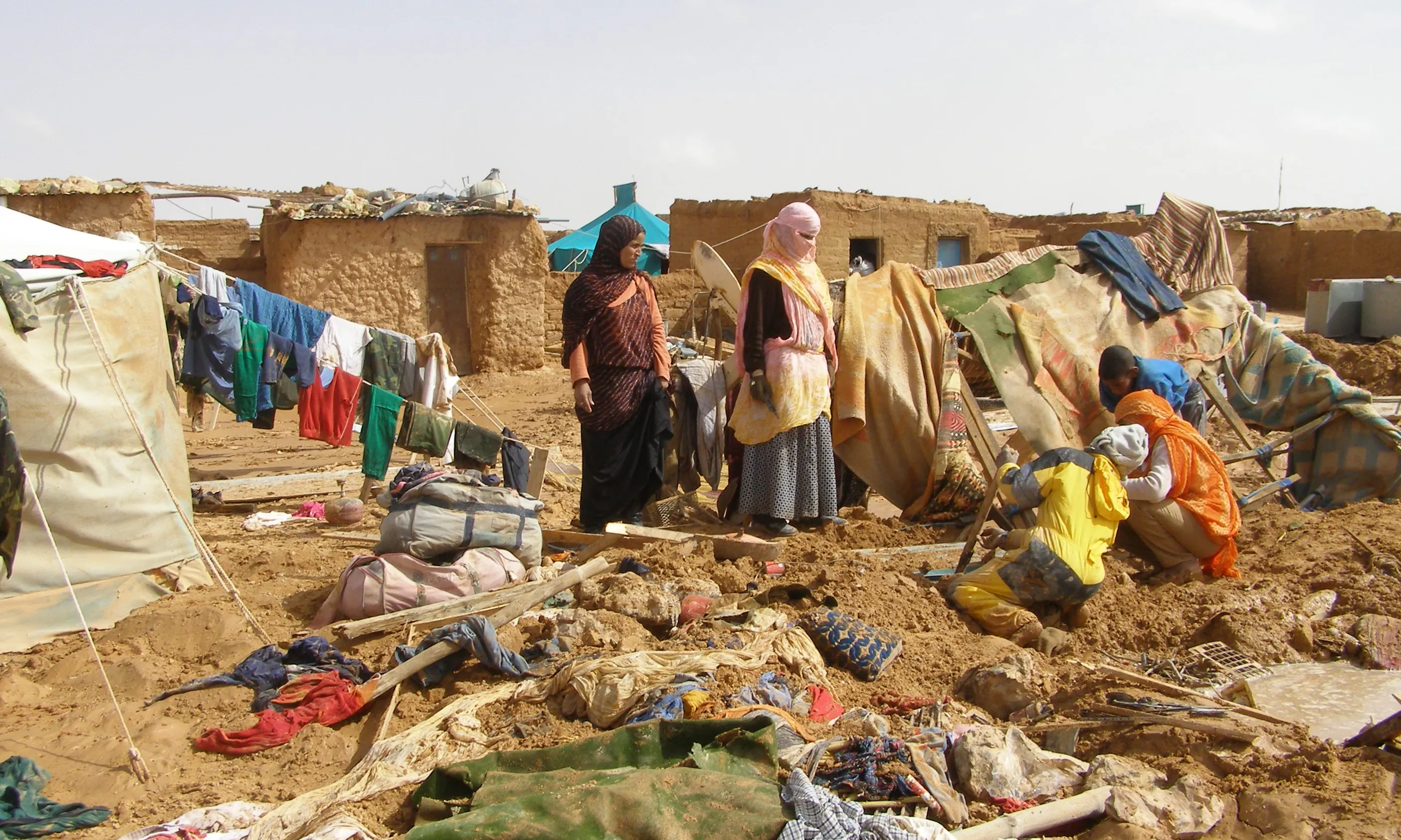 Campament de refugiats sahrauís. Font: Western Sahara, Flickr