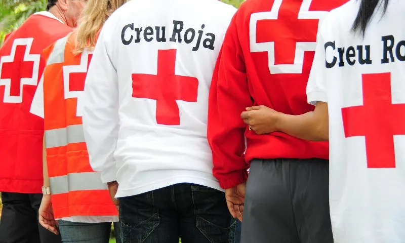 Voluntaris i voluntàries de la Creu Roja al Pallars Sobirà. Font: fempirineu.cat
