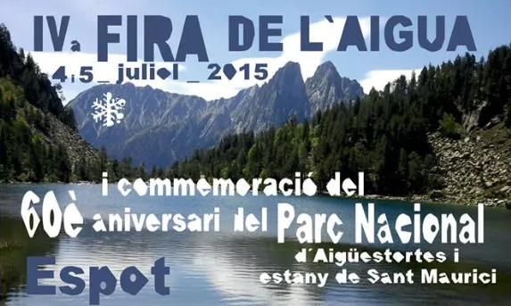 Detall d'un cartell de la Fira de l'Aigua