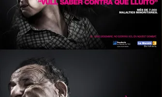 Cartell de la Marató de TV3 sobre les malalties minoritàries