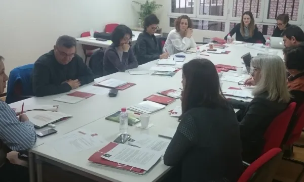 Reunió de la plataforma per parlar sobre els nous reptes del Observatorio del Voluntariado, el gener de 2016