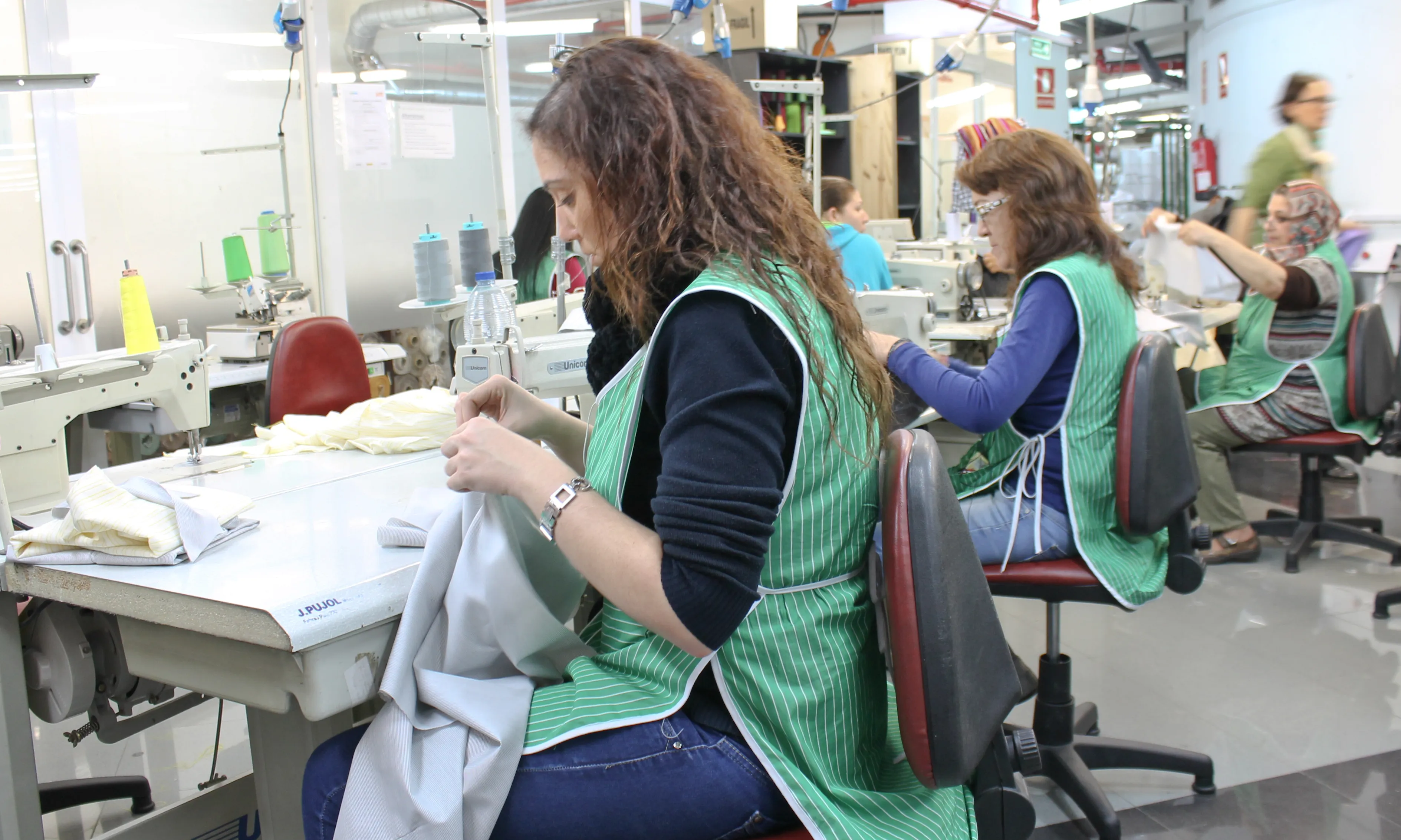 Taller de confecció de la Fundació Ared