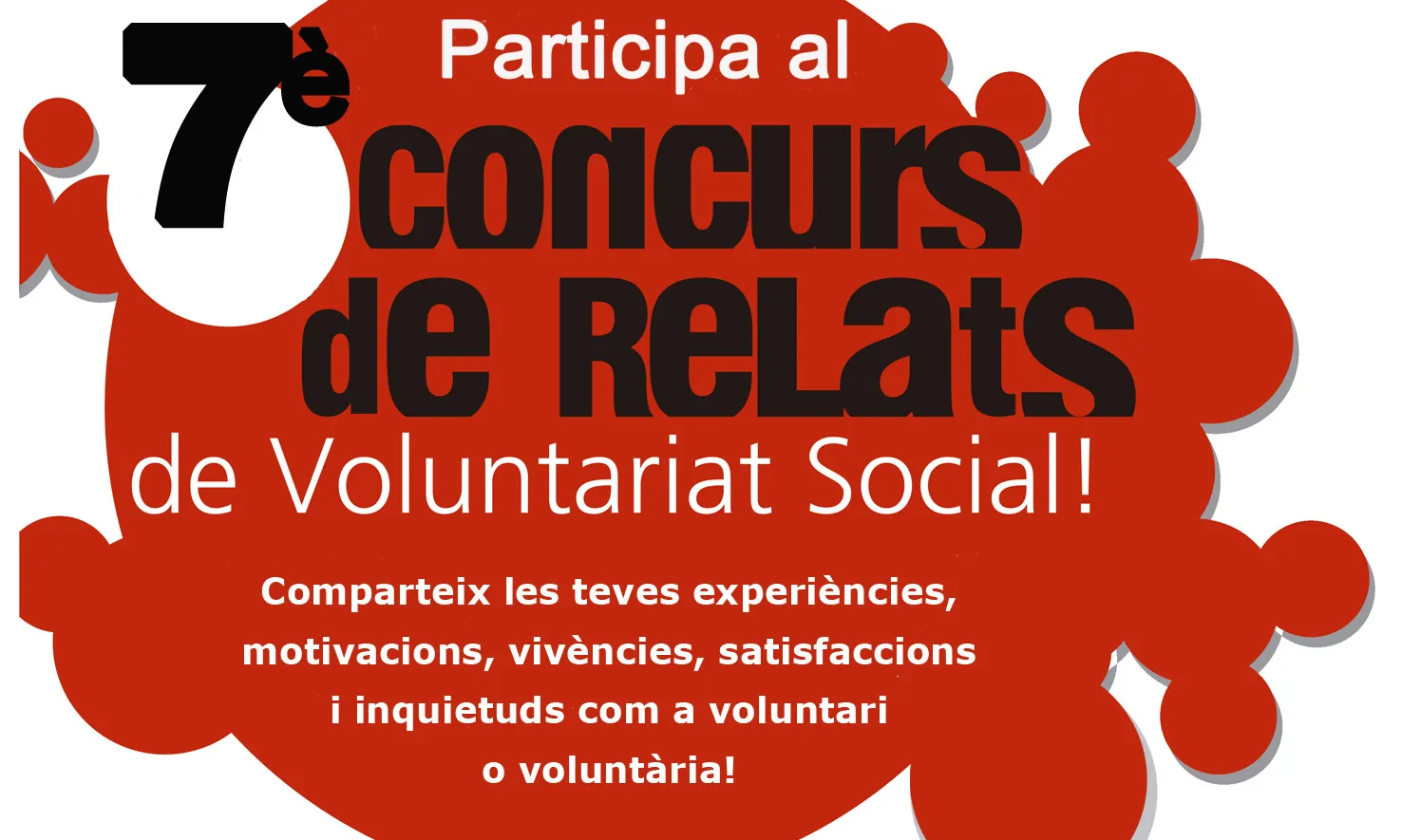 Cartell del 7è Concurs de Relats de Voluntariat Social