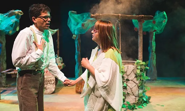 Imatge de l'obra El Pou.         Font: Escenaris Especials.