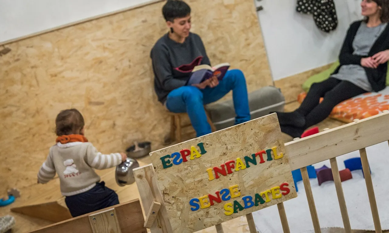 Racó infantil de l'Espai Contrabandos / Font: Espai Contrabandos