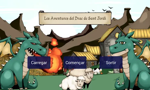 Amb l'app "El Drac de Sant Jordi" per fi us podreu posar a la pell del Drac i decidir el que haurà de fer a cada situació. 
