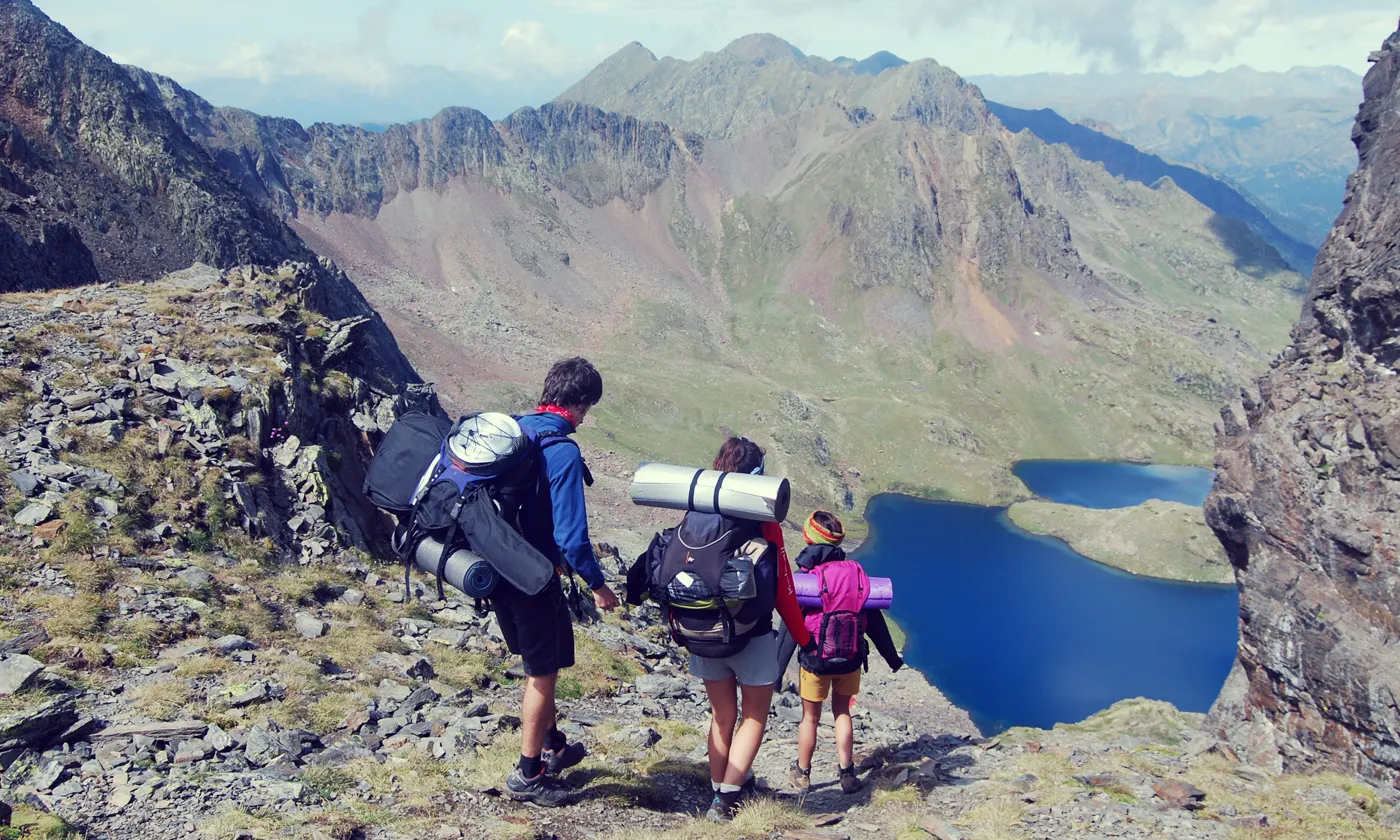 Un agrupament escolta d'excursió / Font: Minyons Escoltes i Guies de Catalunya
