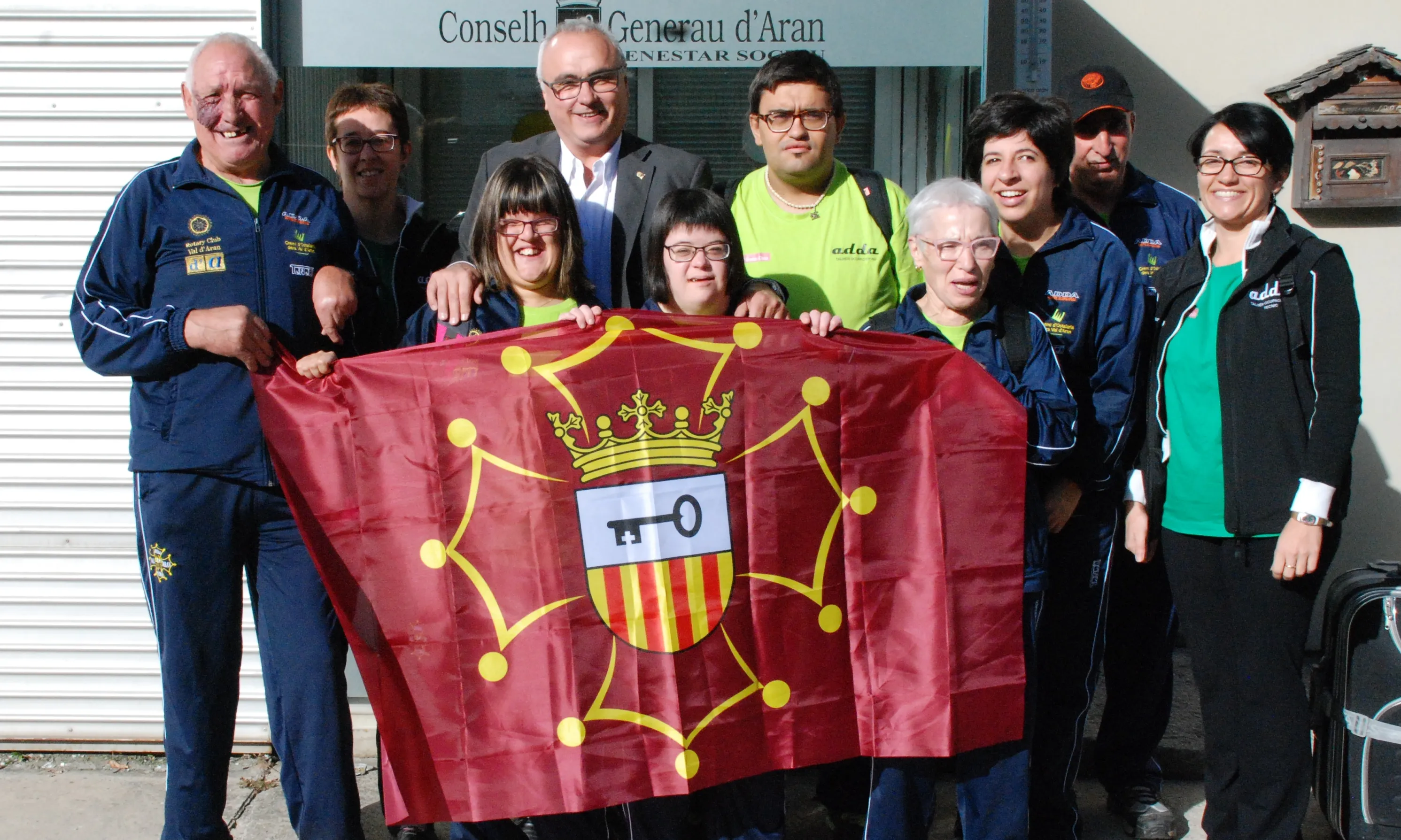 Reconeixement del Consell General d'Aran a ADDA. Font: Conselh Aran