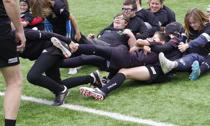 Jornada de rugbi inclusiu de Down Catalunya. Font: Down Catalunya