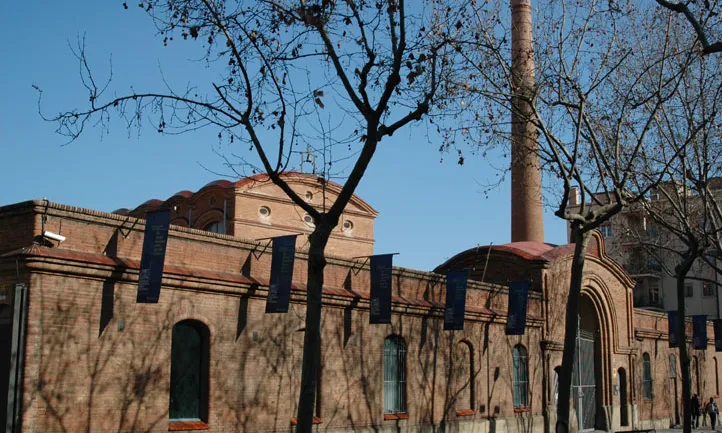 Façana del vapor Aymerich, Amat i Jover, seu central del Museu de la Ciència i de la Tècnica de Catalunya (Terrassa) / Font: Arxiu mNACTEC