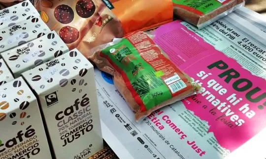 Productes de comerç just. Font: Alternativa3
