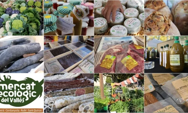 Alguns dels productes del Mercat Ecològic del Vallès / Font: Mercat Ecològic del Vallès