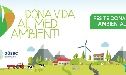La campanya Jo sóc donant ambiental va ser presentada durant l'acte (imatge:donantambiental.cat)