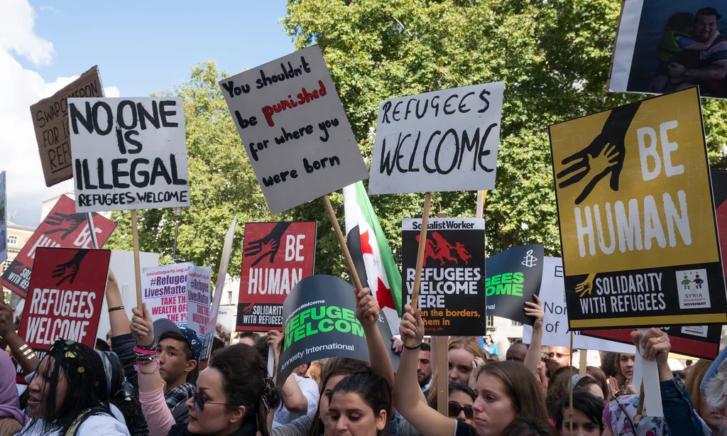 Manifestació a Londres. Font: The Weekly Bull, Flickr