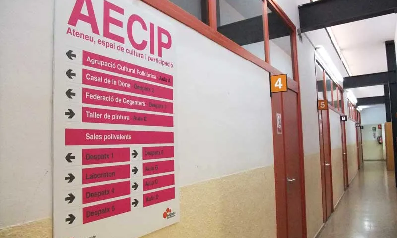 Ateneu, espai de cultura i participació (AECIP), a l'Ateneu Santfeliuenc.
