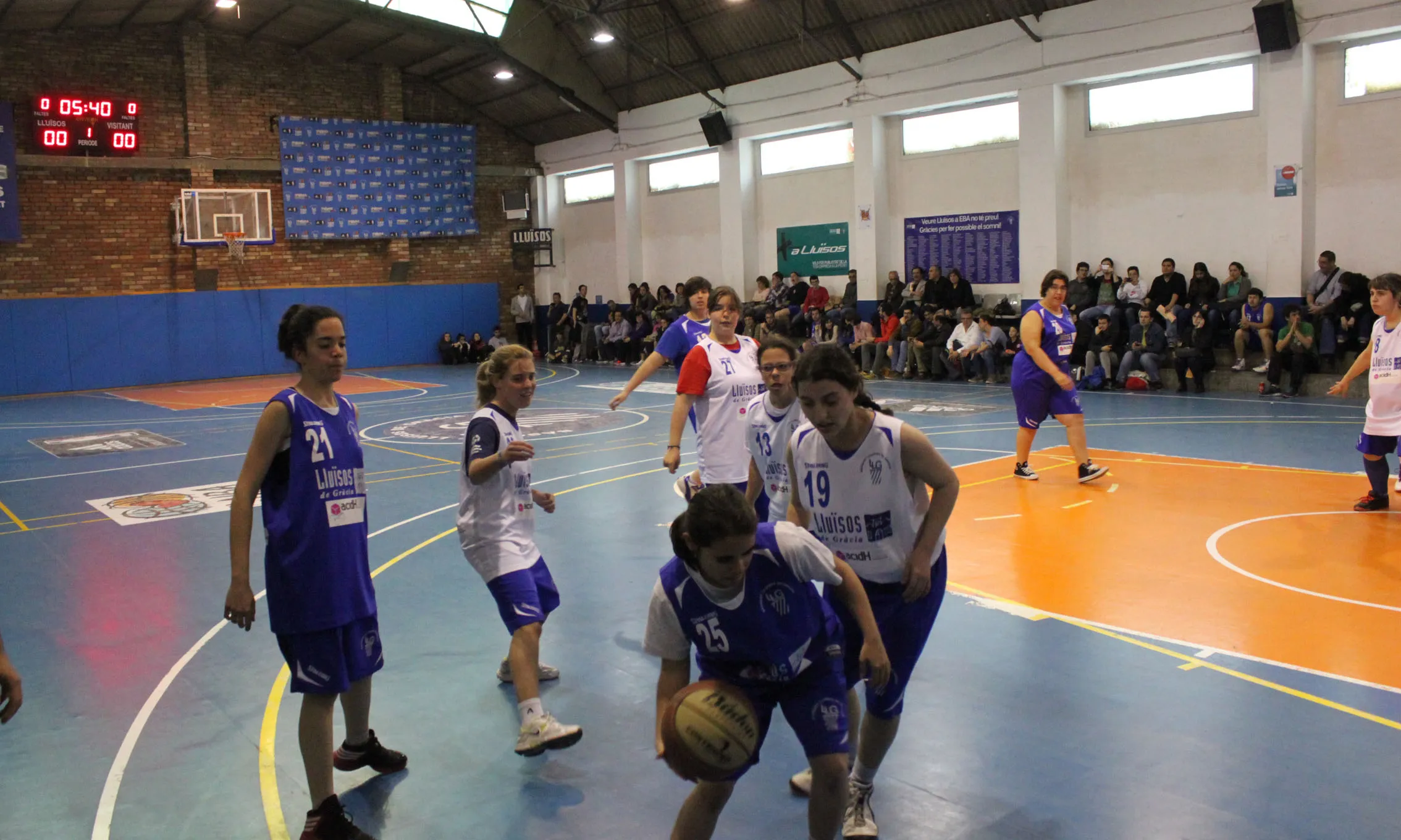 Partit equip femení AcidH-Lluïsos Gràcia.