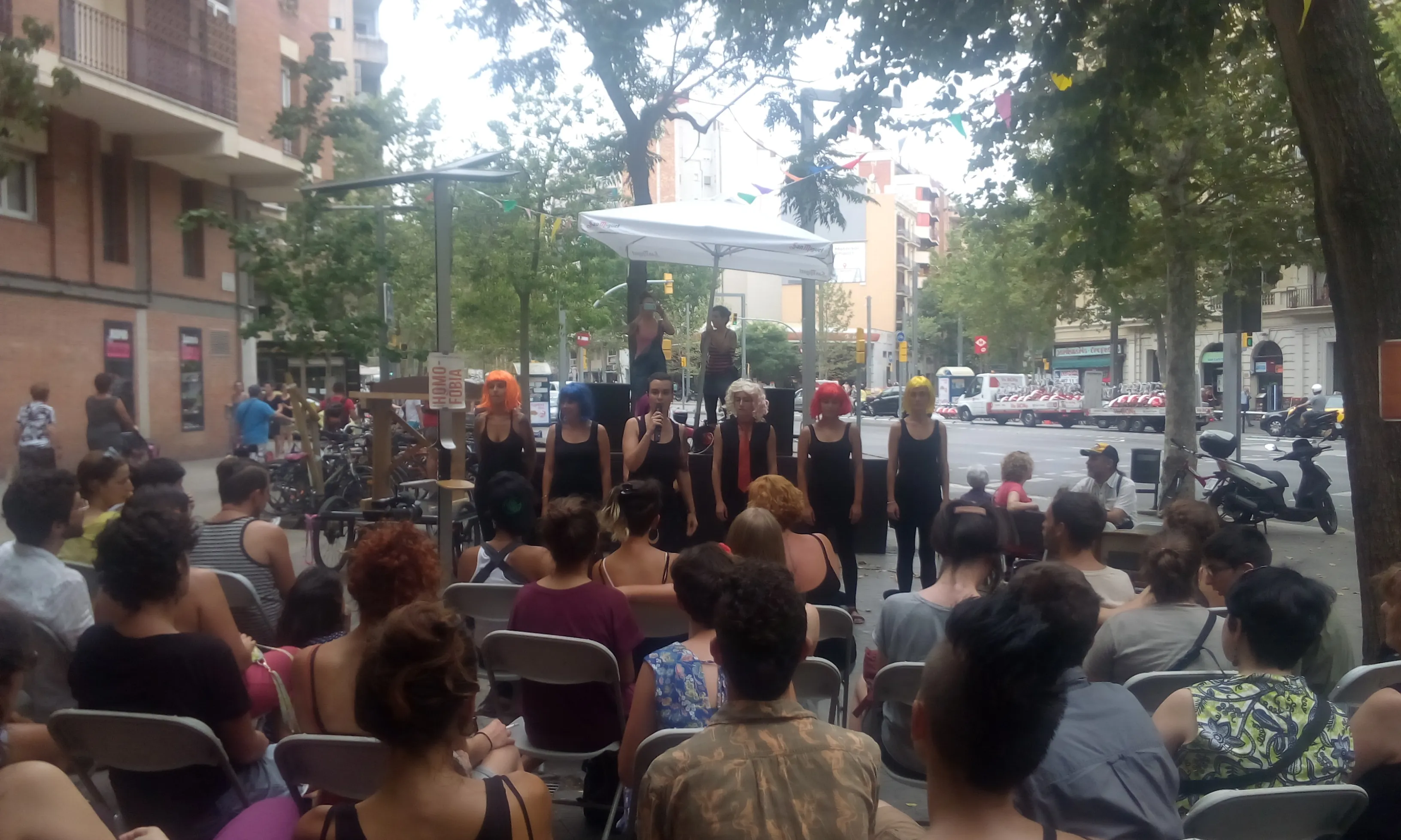 Enguany 8 entitats s'han adherit al Protocol / Foto: Poble Sec Feminista