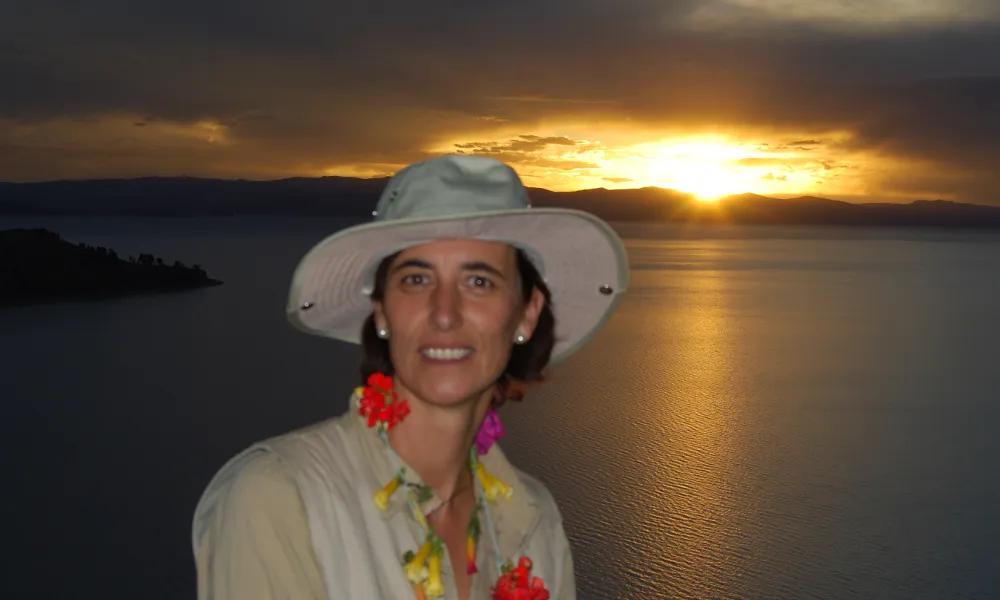 La Beatriz Puig a posta de sol
