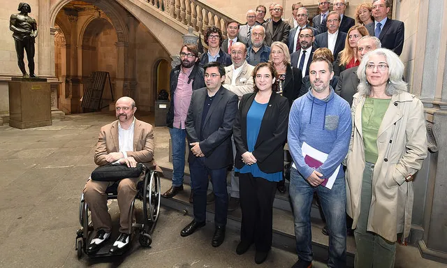 Organitzacions presents a l'acte de presentació de la guia. Font: Ajuntament de Barcelona