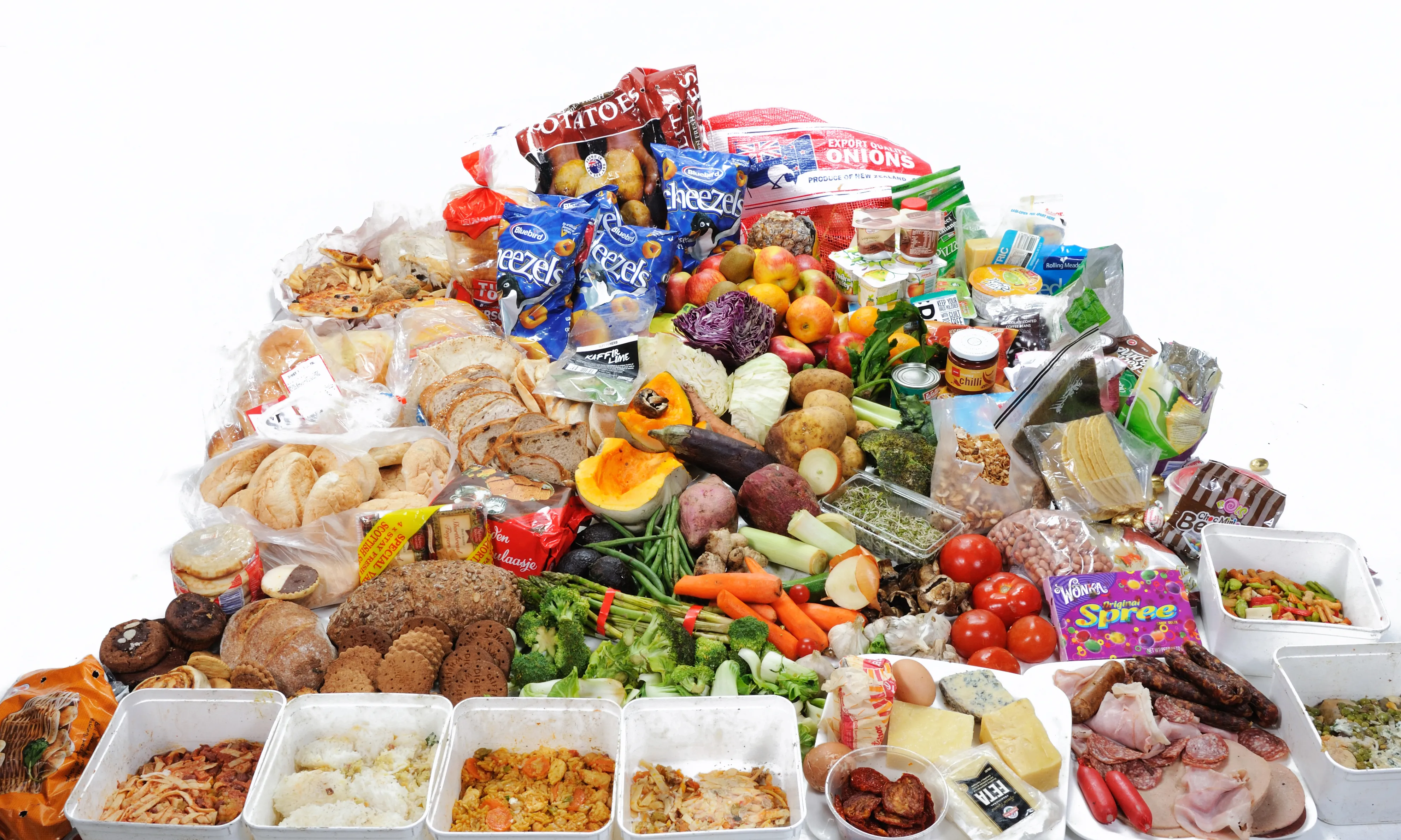 Un terç de la producció mundial d'aliments és malbaratada. Font: Wikipedia