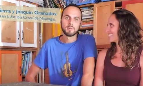 Mireia Serra i Joaquín Granados durant la seva estada a Nicaragua
