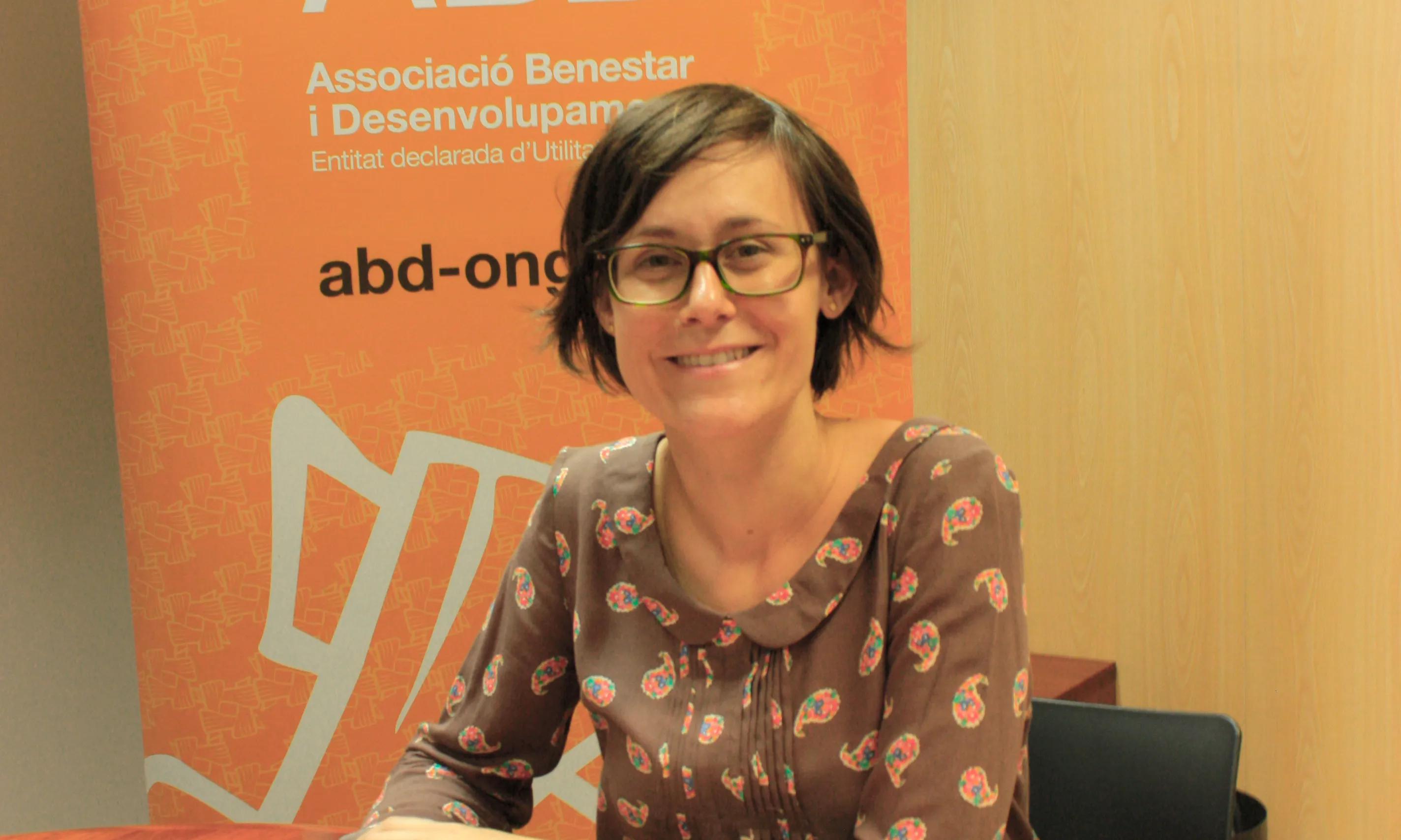 Núria Salas, directora de l’Àrea d’Inclusió i Pobresa d’ABD (Font: Liana Aguiar/FCVS)
