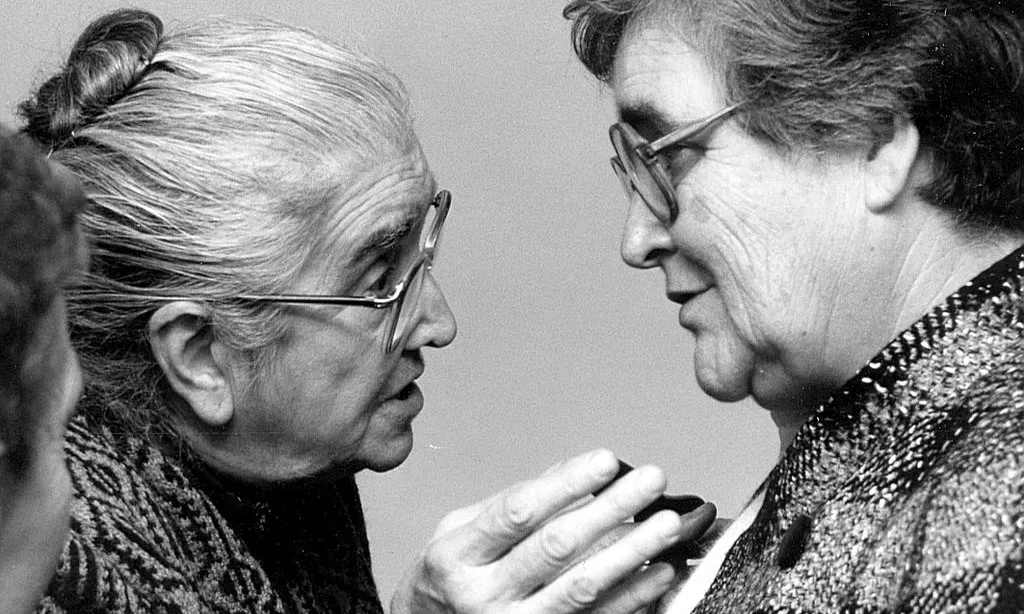 Angeleta Ferré i Marta Mata / Font: Rosa Sensat
