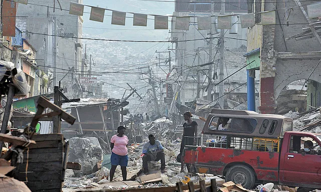 Haití, encara no recuperada del terratrèmol del 2010. Font: RIBI Image Library, Flickr