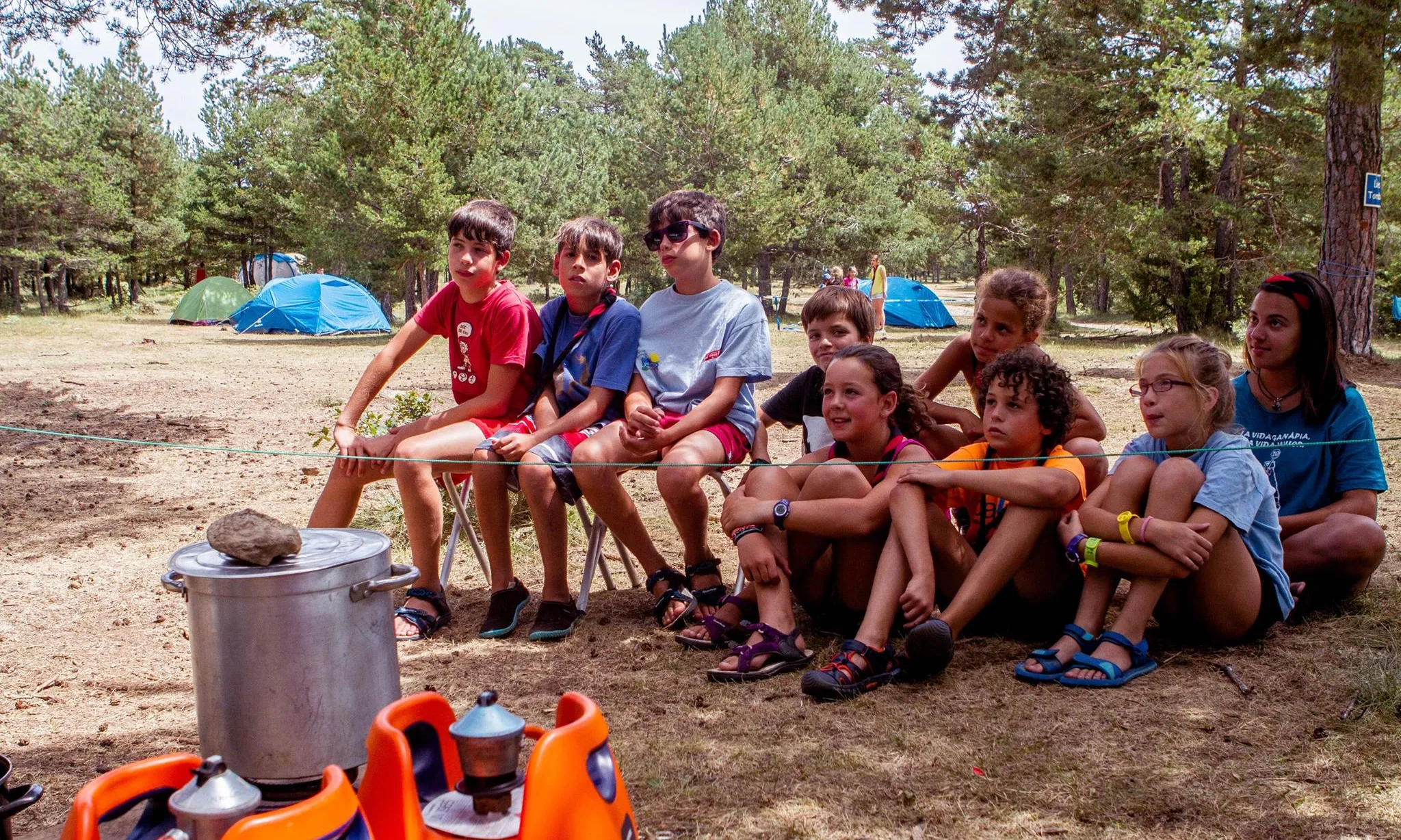 Zona d'intendència / Foto: Minyons Escoltes i Guies de Catalunya