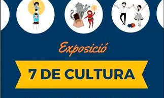 Cartell de l'exposició '7 de cultura' / Foto: El Castelloscopi