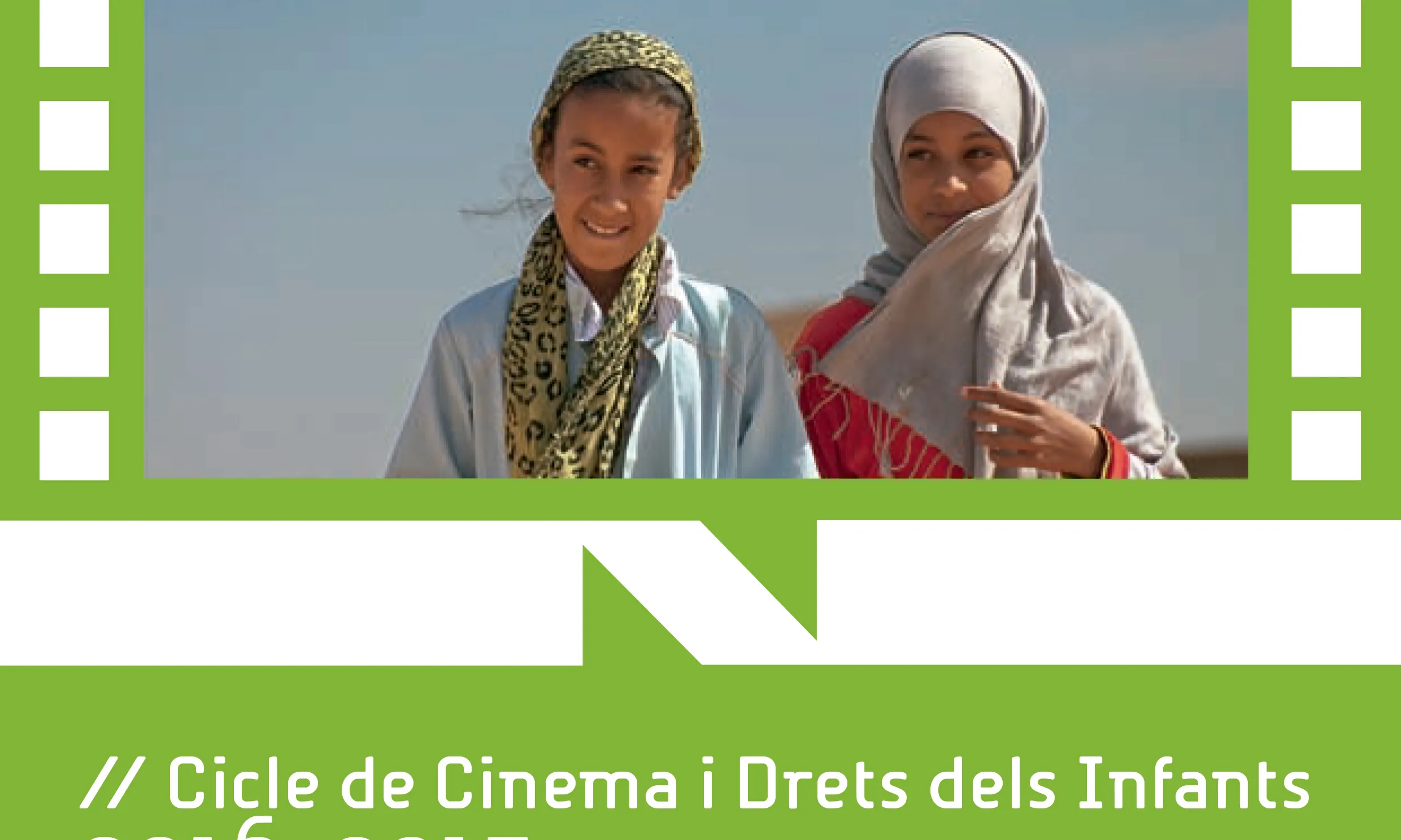 Cartell de l'edició d'enguany / Foto: Cicle de Cinema i Drets dels Infants